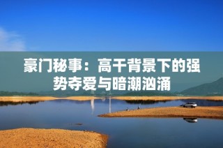 豪门秘事：高干背景下的强势夺爱与暗潮汹涌