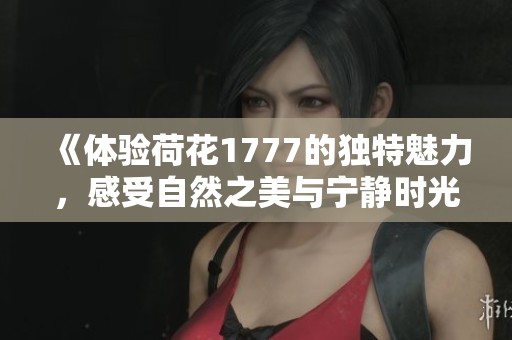 《体验荷花1777的独特魅力，感受自然之美与宁静时光》
