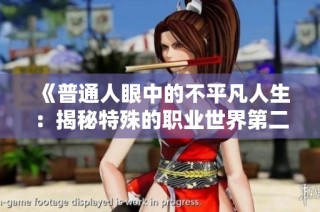 《普通人眼中的不平凡人生：揭秘特殊的职业世界第二部》