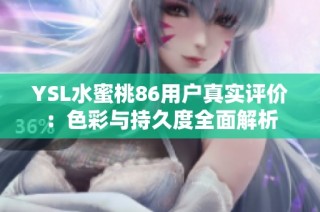 YSL水蜜桃86用户真实评价：色彩与持久度全面解析
