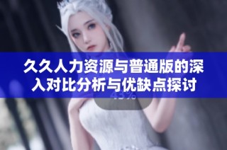 久久人力资源与普通版的深入对比分析与优缺点探讨