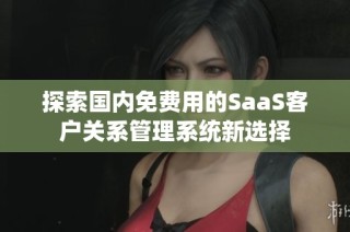 探索国内免费用的SaaS客户关系管理系统新选择