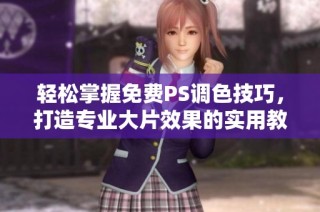 轻松掌握免费PS调色技巧，打造专业大片效果的实用教程