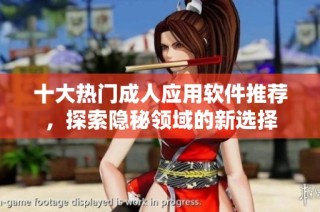 十大热门成人应用软件推荐，探索隐秘领域的新选择