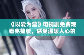 《以爱为营》电视剧免费观看完整版，感受温暖人心的爱情故事