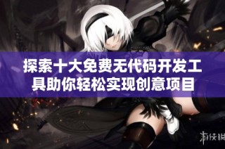 探索十大免费无代码开发工具助你轻松实现创意项目