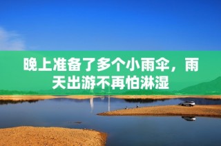 晚上准备了多个小雨伞，雨天出游不再怕淋湿