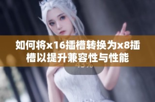 如何将x16插槽转换为x8插槽以提升兼容性与性能