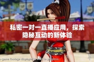 私密一对一直播应用，探索隐秘互动的新体验