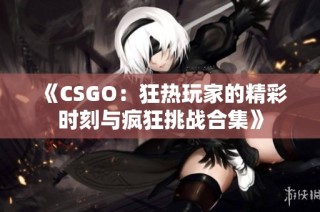 《CSGO：狂热玩家的精彩时刻与疯狂挑战合集》