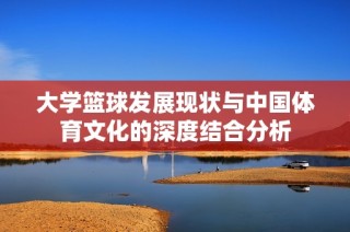 大学篮球发展现状与中国体育文化的深度结合分析