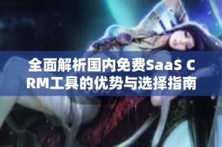 全面解析国内免费SaaS CRM工具的优势与选择指南