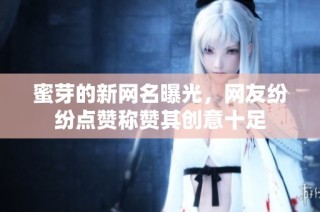 蜜芽的新网名曝光，网友纷纷点赞称赞其创意十足