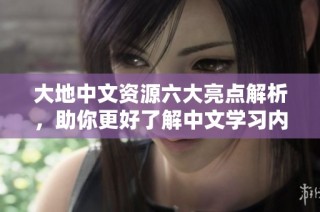 大地中文资源六大亮点解析，助你更好了解中文学习内容