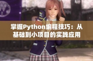 掌握Python编程技巧：从基础到小项目的实践应用