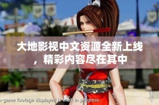 大地影视中文资源全新上线，精彩内容尽在其中