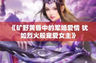 《旷野黄昏中的军婚爱情 犹如烈火般宠爱女主》