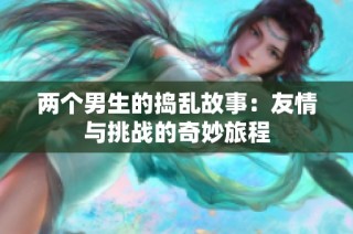 两个男生的捣乱故事：友情与挑战的奇妙旅程