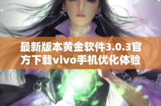 最新版本黄金软件3.0.3官方下载vivo手机优化体验