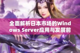 全面解析日本市场的Windows Server应用与发展前景