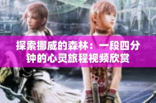 探索挪威的森林：一段四分钟的心灵旅程视频欣赏
