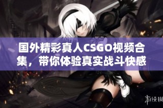 国外精彩真人CSGO视频合集，带你体验真实战斗快感