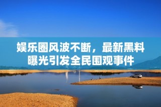 娱乐圈风波不断，最新黑料曝光引发全民围观事件