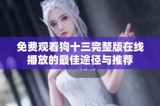 免费观看狗十三完整版在线播放的最佳途径与推荐
