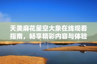 天美麻花星空大象在线观看指南，畅享精彩内容与体验