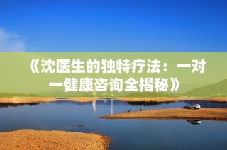 《沈医生的独特疗法：一对一健康咨询全揭秘》