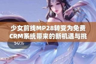 少女前线MP28转变为免费CRM系统带来的新机遇与挑战