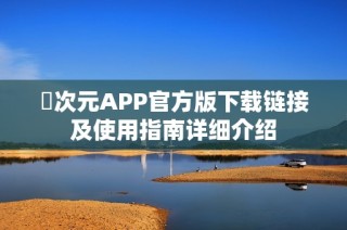 囧次元APP官方版下载链接及使用指南详细介绍