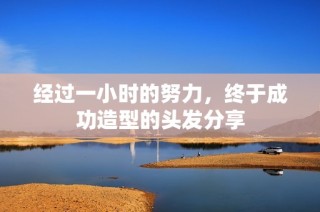 经过一小时的努力，终于成功造型的头发分享