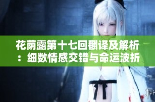 花荫露第十七回翻译及解析：细数情感交错与命运波折