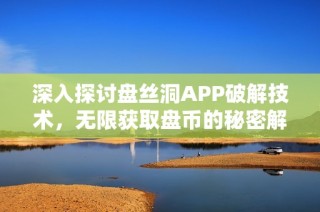 深入探讨盘丝洞APP破解技术，无限获取盘币的秘密解析