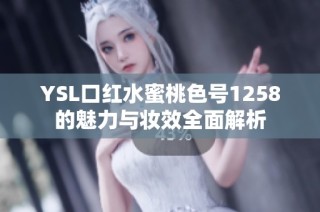 YSL口红水蜜桃色号1258的魅力与妆效全面解析