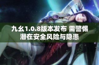 九幺1.0.8版本发布 需警惕潜在安全风险与隐患