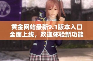 黄金网站最新9.1版本入口全面上线，欢迎体验新功能