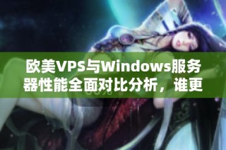 欧美VPS与Windows服务器性能全面对比分析，谁更胜一筹