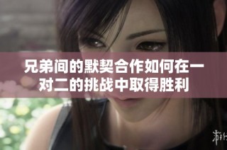兄弟间的默契合作如何在一对二的挑战中取得胜利