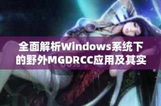 全面解析Windows系统下的野外MGDRCC应用及其实用性