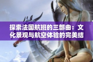 探索法国航班的三部曲：文化景观与航空体验的完美结合