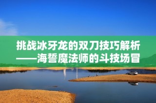 挑战冰牙龙的双刀技巧解析——海誓魔法师的斗技场冒险