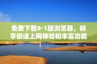 免费下载9·1版浏览器，畅享极速上网体验和丰富功能