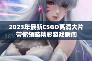 2023年最新CSGO高清大片带你领略精彩游戏瞬间