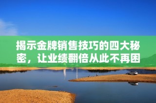 揭示金牌销售技巧的四大秘密，让业绩翻倍从此不再困难