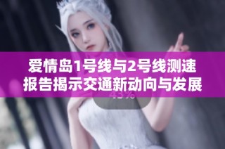 爱情岛1号线与2号线测速报告揭示交通新动向与发展前景
