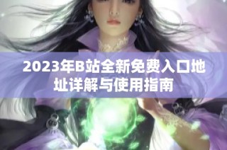 2023年B站全新免费入口地址详解与使用指南