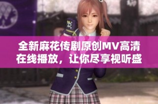 全新麻花传剧原创MV高清在线播放，让你尽享视听盛宴
