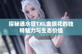 探秘通水管TXL金银花的独特魅力与生态价值